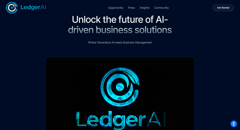 Ledger AI overview dashboard
